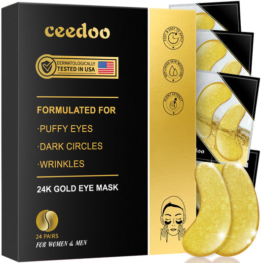 24K Gold Under Eye Patches